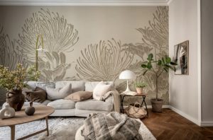 Wallpaper Dinding Ruang Tamu