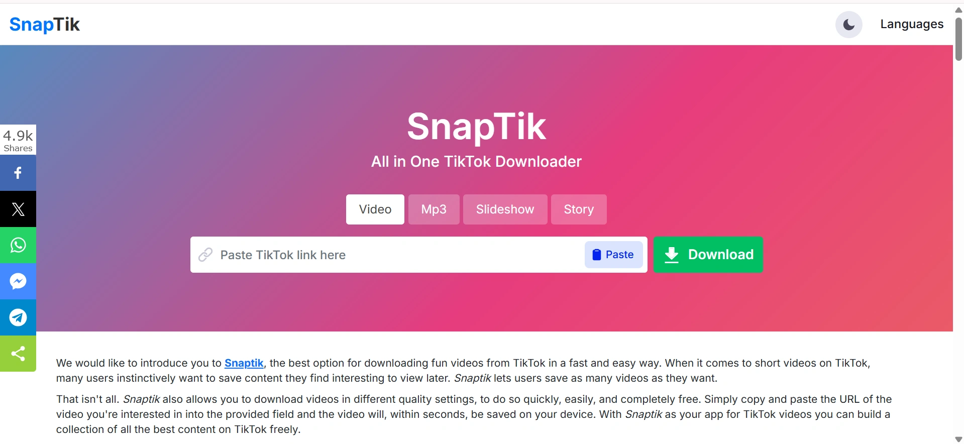 TikTok Video Downloader: Cara Praktis Simpan Video Favorit